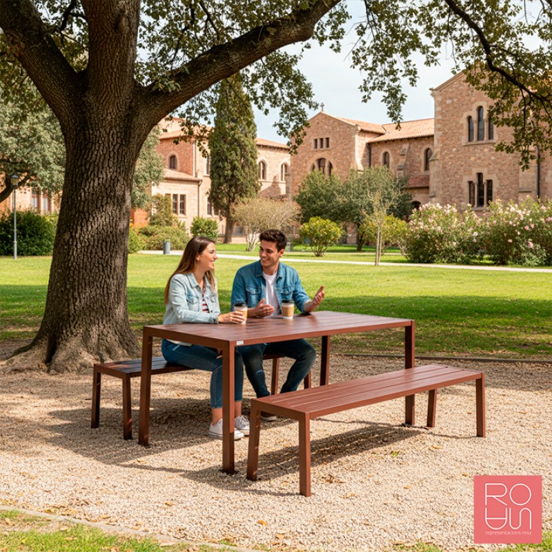 Taula de pícnic Silaos tot en acer